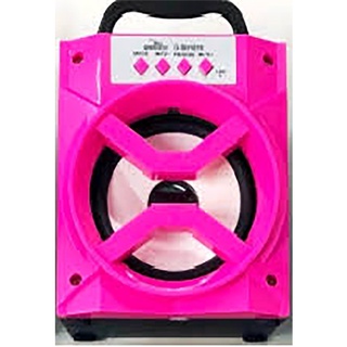 CAIXA DE SOM GRASEP D-BH1019 ROSA BLUETOOTH 10W RMS - USB