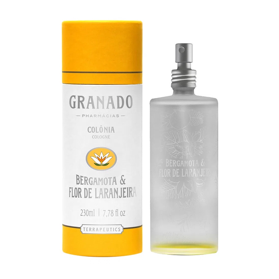 Colônia Terrapeutics Bergamota & Flor Laranjeira 230ml - Granado