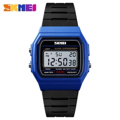 SKMEI Relógio Digital de LED/ Relógio Esportivo 7 Cores/ Unissex