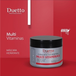 Máscara Hidratação Multi Vitaminas Duetto Professional 500g