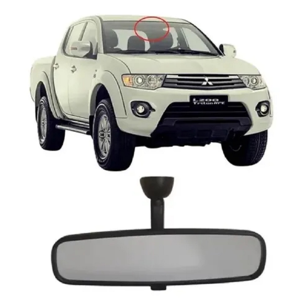 Retrovisor Interno Mitsubishi L200 Triton 2007 A 2018 Original Metagal.
