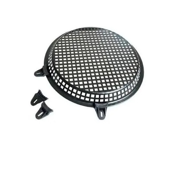 TELA ALTO FALANTE 8 POLEGADAS PROFISSIONAL FERRO BORDA DE BORRACHA + GARRAS E PARAFUSOS - 681 em Oferta na Shopee