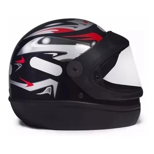 Capacete Para Moto Integral San Marino PRETO