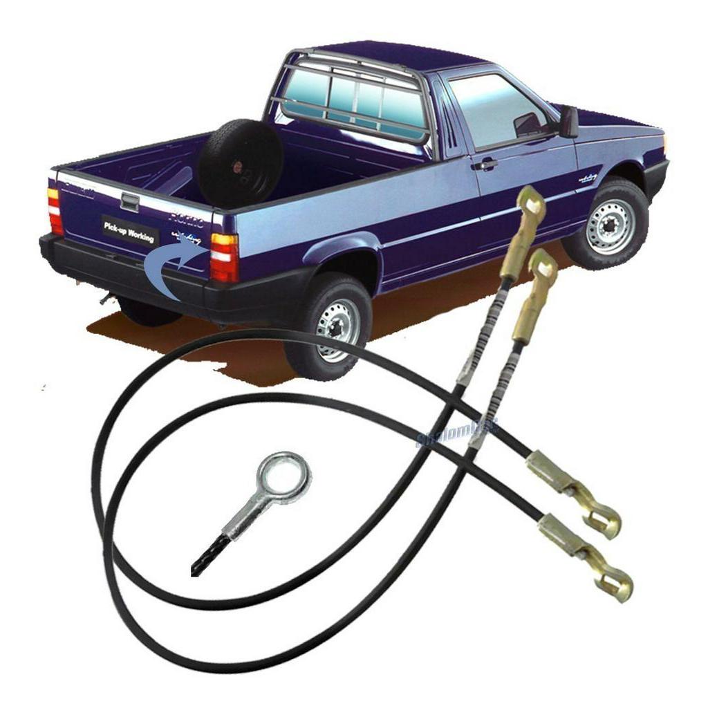 Par Cabo AÇO Tampa Traseira Da CaÇAmba Fiorino Pick-Up Novo em Oferta na Shopee