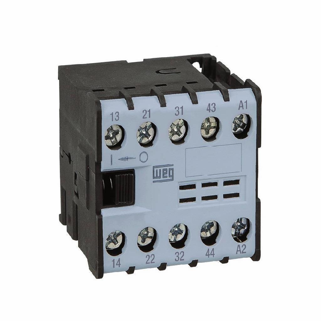 Contator Mini Auxiliar 6A 24V 3Na+1Nf 60Hz Weg em Oferta na Shopee