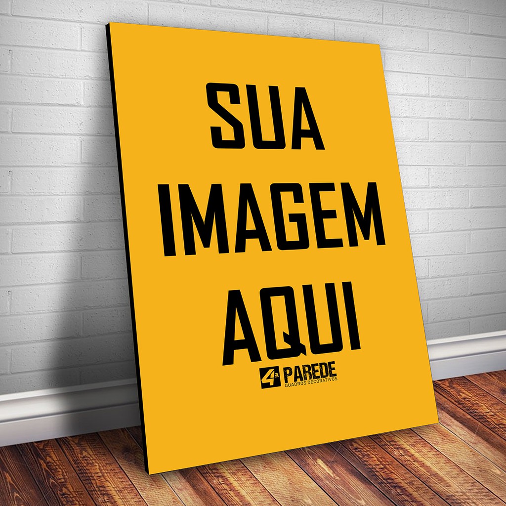 Placa decorativa  10x15 personalizada com sua foto ou imagem em Oferta na Shopee