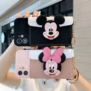Para Samsung A21S A53 A31 S21 S20 S23 FE A03 S Núcleo Nota 20 10 S24 S22 Plus Estojo Ultra Telefone Macio Com Carteira Minnie Pretty