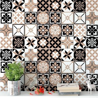 Papel De Parede Para Cozinha Azulejo Português Lavável 5 Metros em Oferta na Shopee