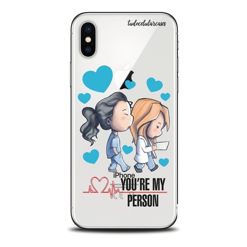 Capinha Capa Celular Grey's Anatomy You Are My Person Cód718