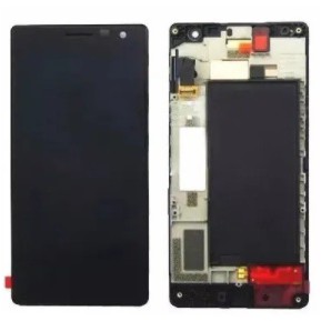 Frontal Tela Display Lcd Nokia Lumia 730 N730 N735 735 C/ aro PRETO