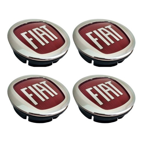 Jogo Calota Centro Meio Roda Fiat Palio Sporting Kr R18 R17