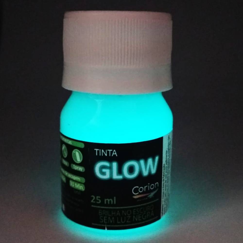 Tinta Ponto Glow Para Alça e Massa De Mira 25ml (Azul Esverdeado)