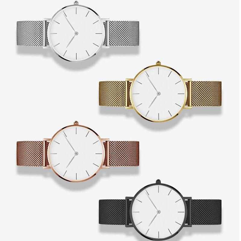 10 12 13 14 16 17 18 19 20 21 22 24mm Stainless Steel Strap Safety Buckle Watchband For DW Fossil Milanese Metal band — imagem 2 de 2