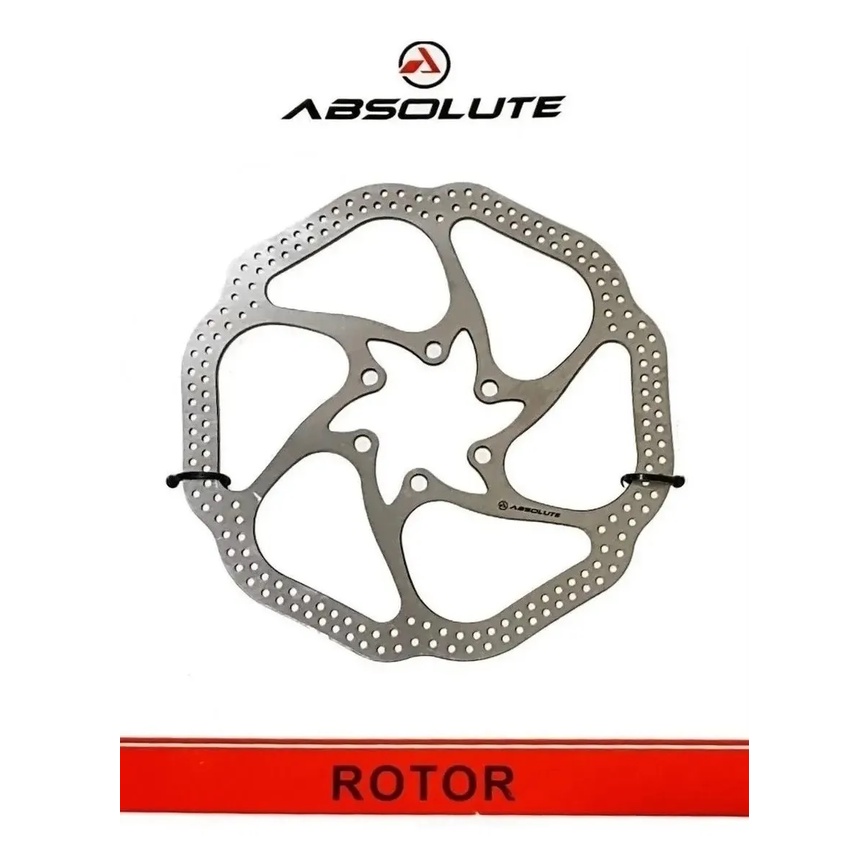 Disco Freio Rotor Absolute 160 Mm Inox Mtb Bicicleta Bike 6 Parafusos