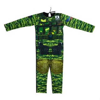 Roupa Militar Infantil Camuflada Soldado Longa U.S.A em Oferta na Shopee