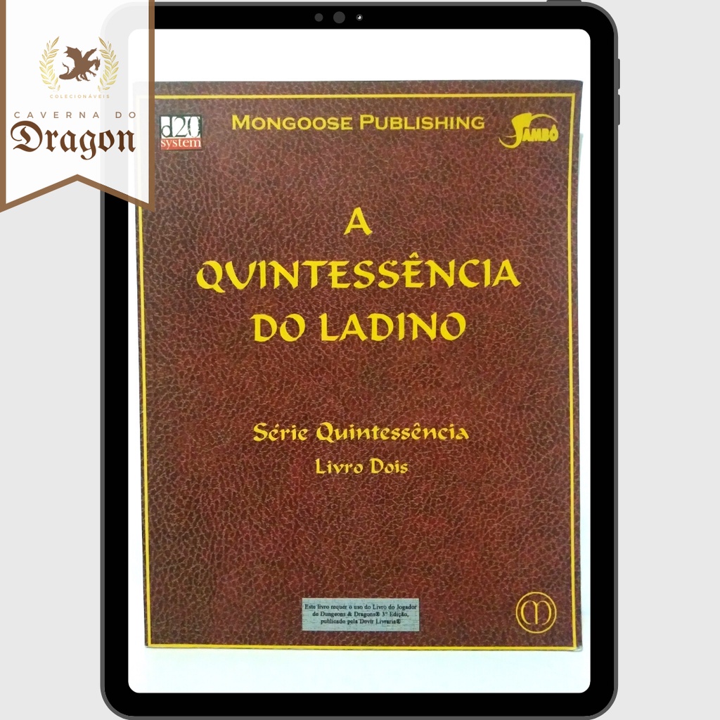 Livro de RPG A Quintessência do Ladino Livro 2