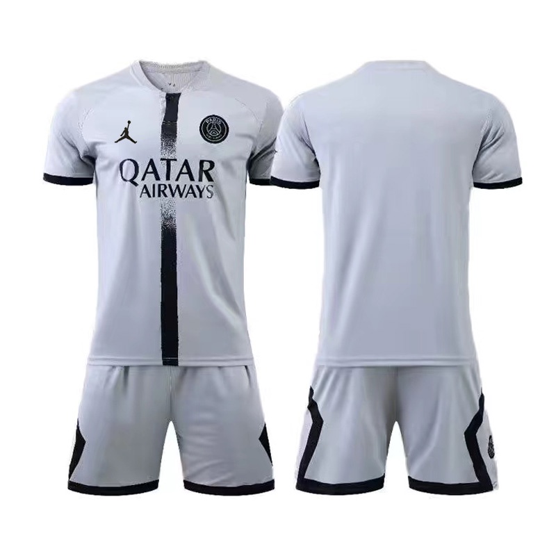 Paris Saint-Germain Away Stadium Kit 2022-23 - Little Kids with Mbappé 7  printing