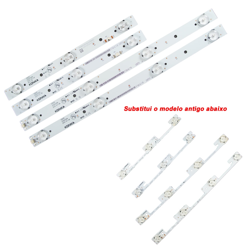 Kit Barras Led Tv Semp Toshiba 32l2400 Dl3244 Dl3245 Novo