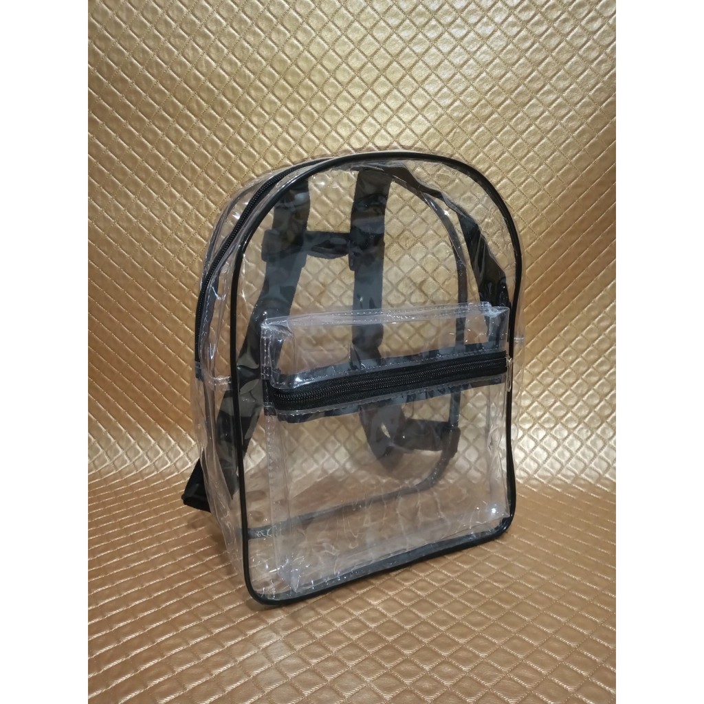 Mochila Plastico Transparente/Cristal /trabalho/escola/piscina/praia