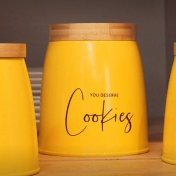Pote Lata Porta Condimentos Sunshine Cookies Mostarda - YOI (1120ml)
