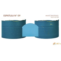 espátula decorativa n9 para bolo AZUl CLARO Lsc 10,5 cm dupla confeitaria ( chocobraz )