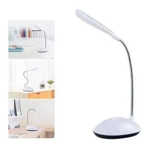 Mini Abajur Led De Mesa Articulável A Pilha Luminária Flexivel Sem Fio Led  Iluminação l Escritório em Oferta na Shopee