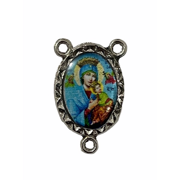 10 entremeios Nossa Senhora do Perpétuo Socorro resinados para fazer terços