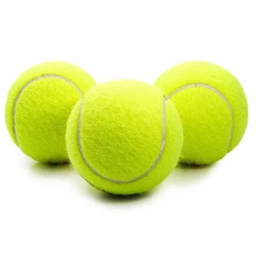 Bola Bolinha De Tênis Resistente Brincadeira Cachorro 3 Unidades