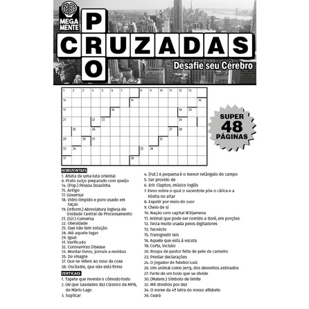 Megamente Pró-Cruzadas - Desafie seu Cérebro