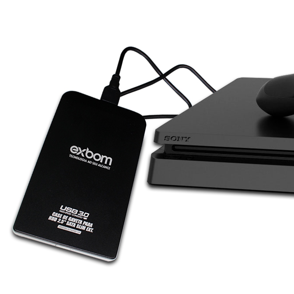 Hd Externo 500 Gb / Exbom Slim Usb 3.0 Portátil Ps4 Xbox Pc