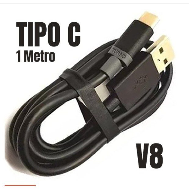 Cabo Carregador W Turbo Tipo C E Micro Usb Shopee Brasil