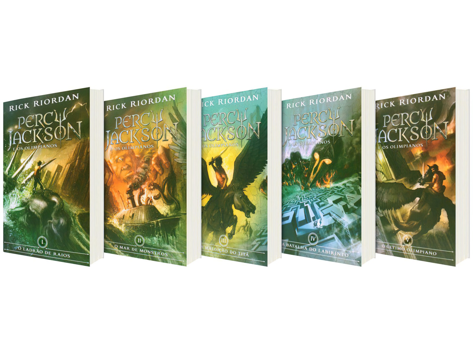 Box Livros Saga Percy Jackson E Os Olimpianos Rick Riordan 5 Livros Shopee Brasil