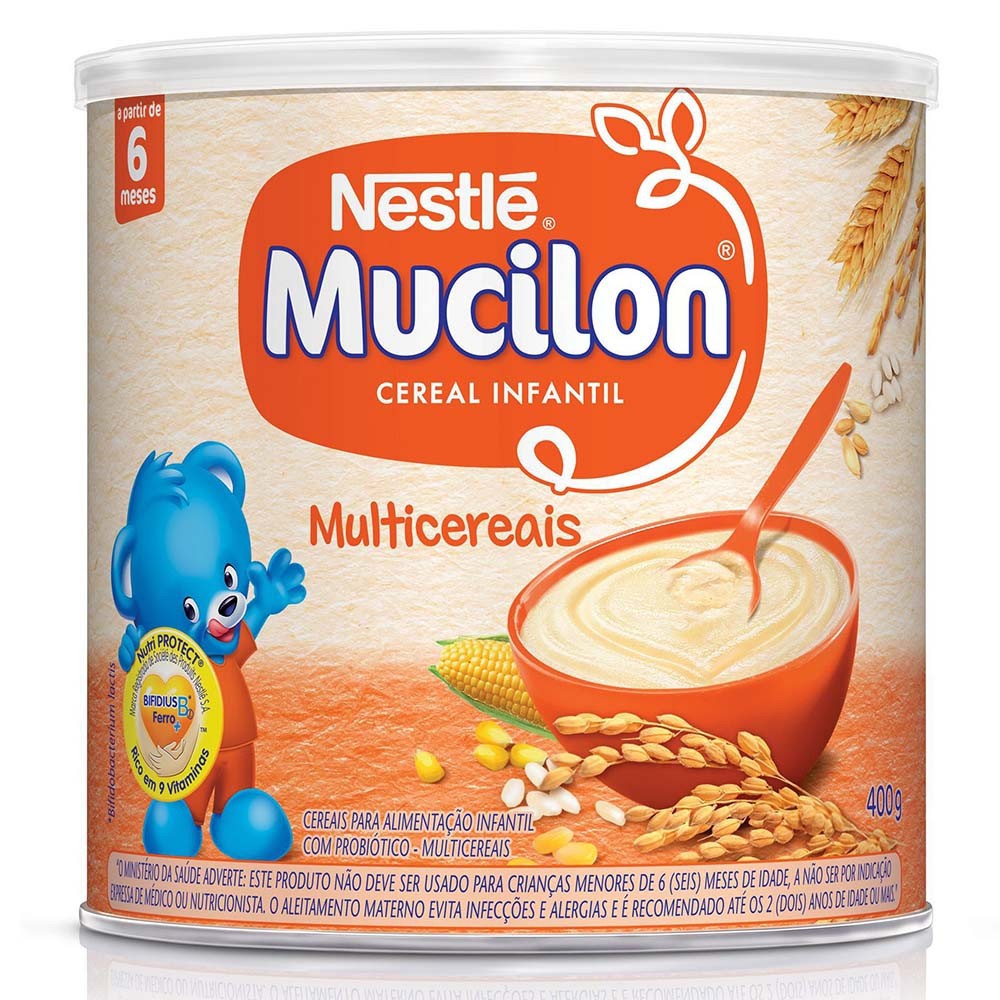 Cereal Infantil Multicereais Mucilon 400g