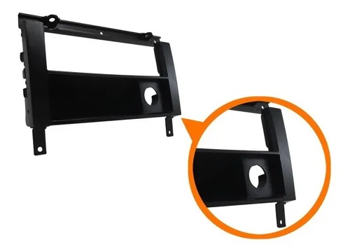 Detalhes do Contra Frente Moldura 1 Din Rádio Cd Gol Parati Saveiro G3