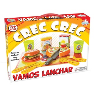 Crec Crec Vamos Lanchar Brinquedo Para Criança +3 Anos Big Star