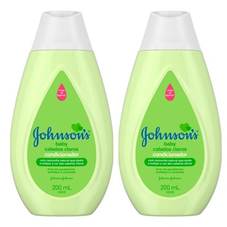 Kit com 2 Condicionadores Johnsons Baby Cabelos Claros 200ml em Oferta na Shopee