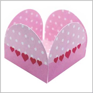 50 forminhas 4 pétalas BEBÊ 2 ROSA para doces, bombom de chocolate brigadeiros festas temáticas e festas de aniversários em Oferta na Shopee