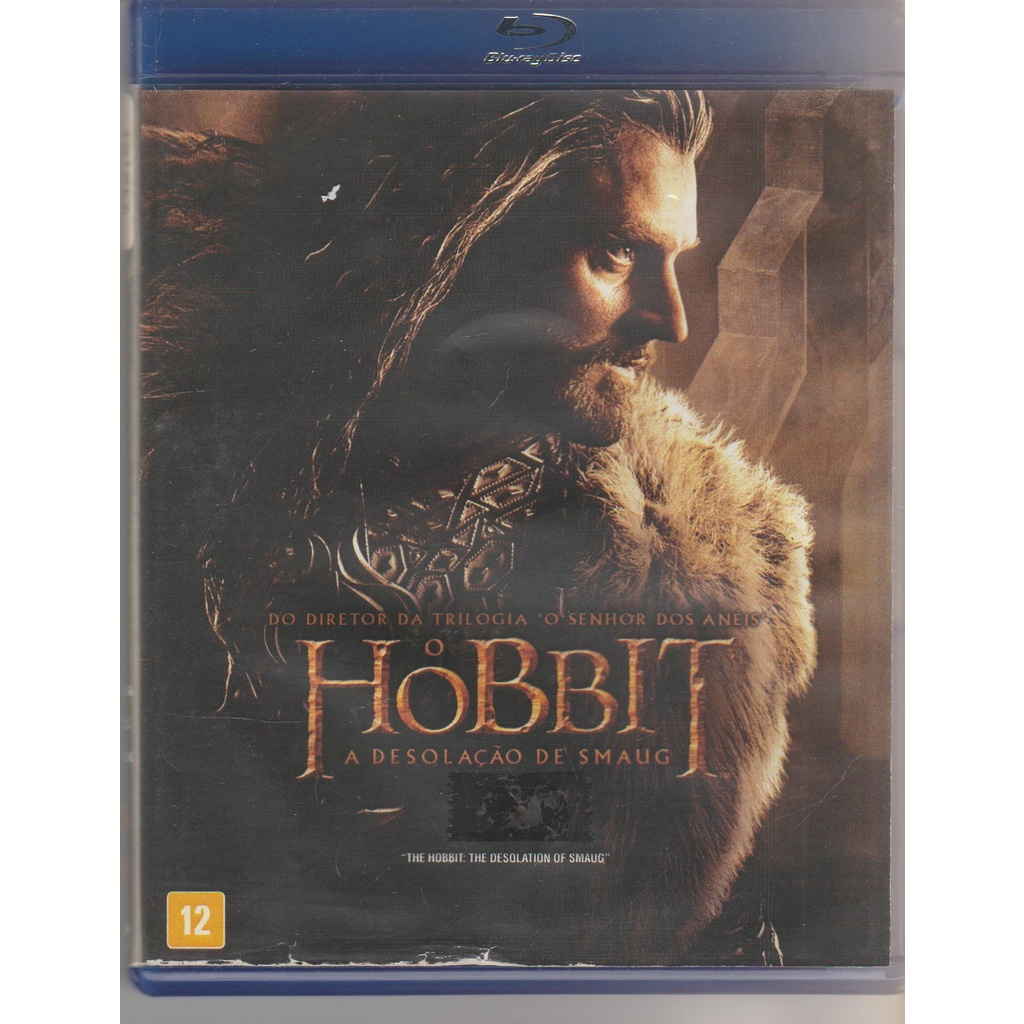 Blu-ray O Hobbit, A Desolação De Smaug 2013 Ian Mckellen