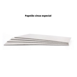 Papelão Cinza 1.8mm Tamanho 15,5 x 21,5 cm em Oferta na Shopee