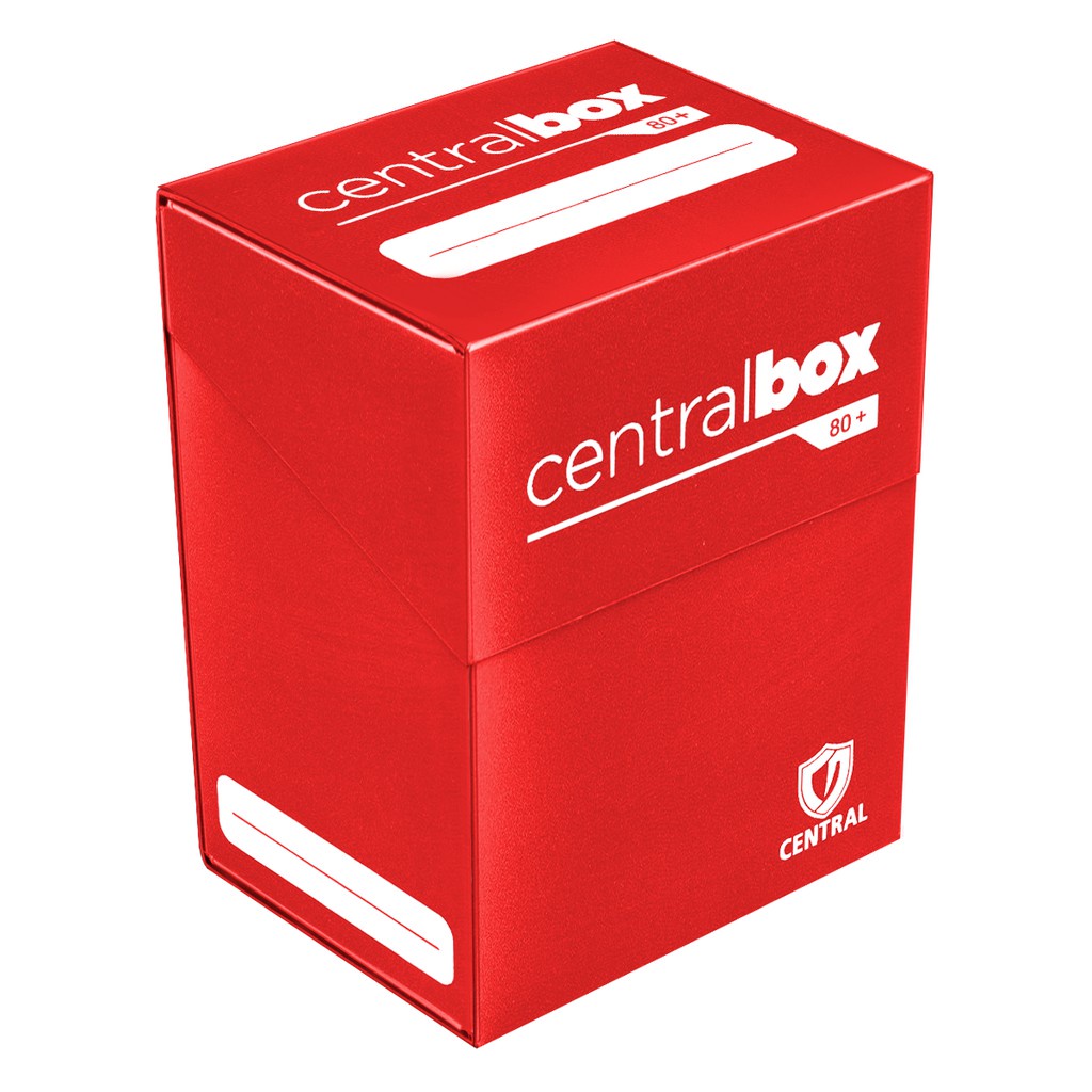 Deck Box Central Box 80+ Vermelho Pokemon Magic Yugioh