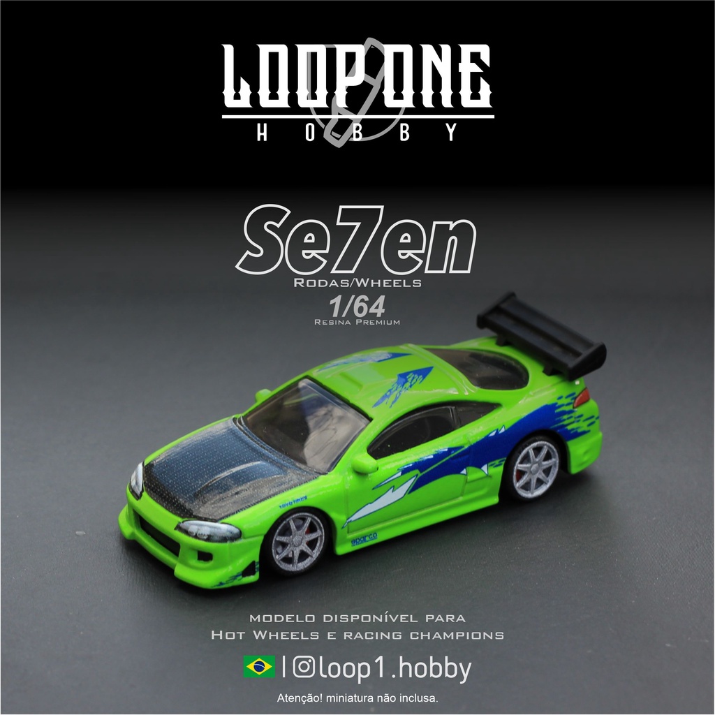 Rodas Eclipse Fast and Furious 1 Hot Wheels racing champions