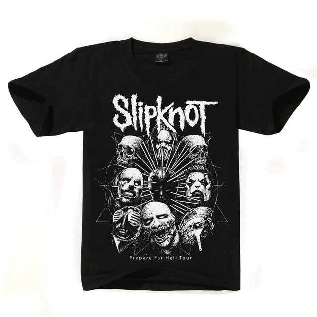 Camiseta Basica Camisa Banda Slipknot Mascarados Nu Metal Rock N Roll Cranios Unissex