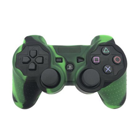 ÚLTIMAS! Capa Case Protetora de Silicone para Controle Playstation 3 e 2 Ps3 Ps2 Exército CS Counter Strike Exclusiva