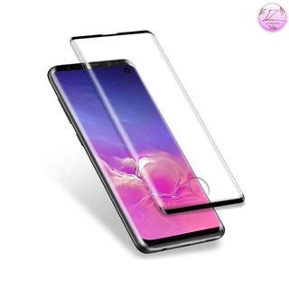 Película Curvada Galaxy S10 Plus Cola Tudo - Com Furo pra Digital