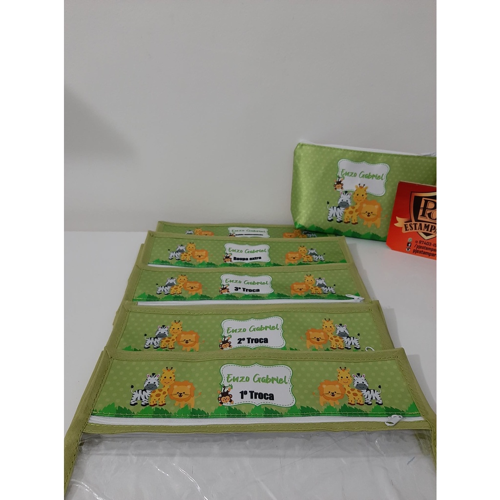 Saquinho Maternidade  + Nécessaire Personalizado(Menino ou Menina)