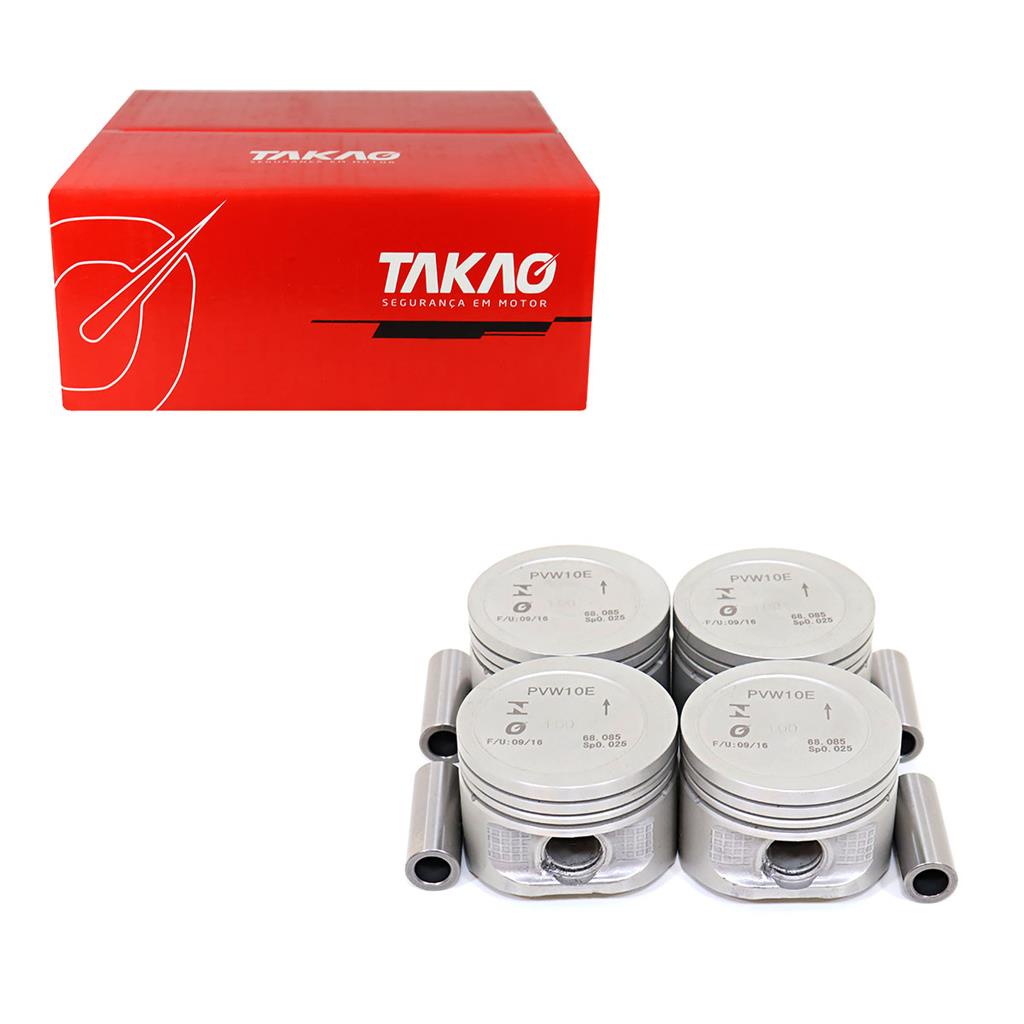 JOGO DE PISTAO VW FOX GOL PARATI 1.0 8V FLEX EA111 1.00 MM em Oferta na Shopee