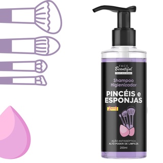 Shampoo Higienizador de Esponjas e Pincéis 2 em 1