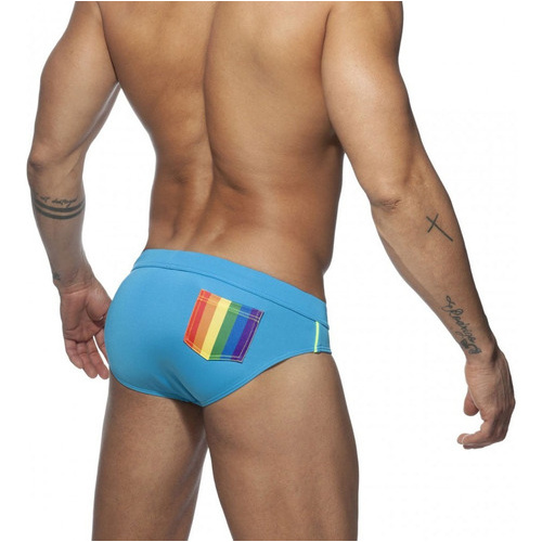 Sunga Hunter Com Bojo - Azul Claro- Slim - Arco Íris Sky