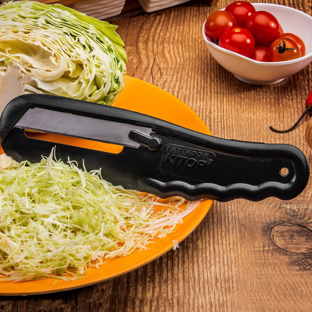 Fatiador Legumes Kitop Corta Couve Fininho Fácil Prático em Oferta na Shopee