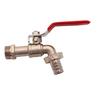 Torneira para jardim 1/2" e 3/4” esférica com bico para mangueira - Fertak